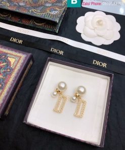 Bông tai Dior ngọc trai CD cao cấp