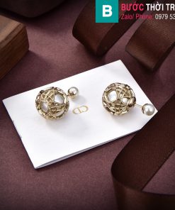 Bông tai Dior chữ CD cao cấp