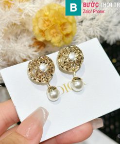 Bông tai Dior ngọc trai CD cao cấp