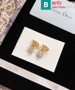 Bông tai Dior kim cương CD cao cấp