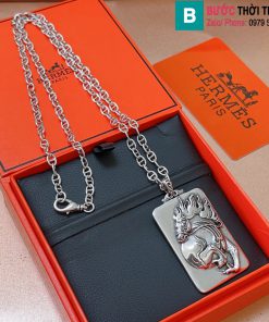 Vòng cổ Hermes mặt hình học cao cấp