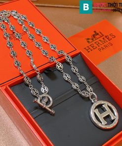Vòng cổ Hermes hình tròn cao cấp