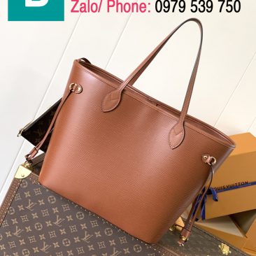 Túi xách Neverfull Bandoulière da epi màu nâu size 31cm - M12467 (1)