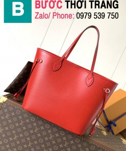 Túi xách Neverfull Bandoulière da epi màu đỏ size 31cm - M12755 (1)