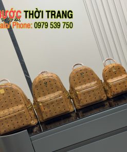 Balo MCM màu nâu đầy đủ kích cỡ, hàng super, chất lượng tốt