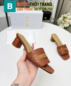 Dép cao gót Dior cao 4,5 cm, có nhiều màu sắc lựa chọn