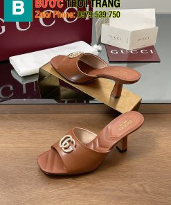 Dép cao gót gucci 7,5 cm nhiều màu cực sang