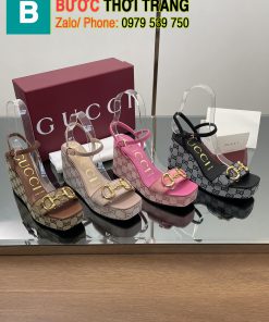 Dép cao gót gucci đế xuồng 4 màu cực đẹp