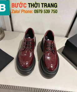 Giày alexander wang màu đỏ đô đế đen cao 5 cm