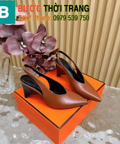 Giày cao gót hermes 7,5 cm sang trọng, thiết kế đế giày cá tính