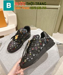 Giày thể thao Lv siêu cấp màu đen phong cách trẻ trung năng động, chất lượng tốt