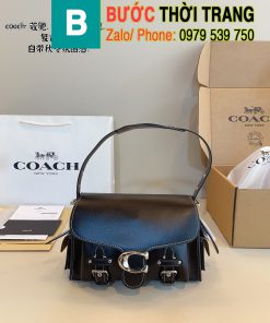 Túi đeo chéo coach tabby size 26cm màu đen