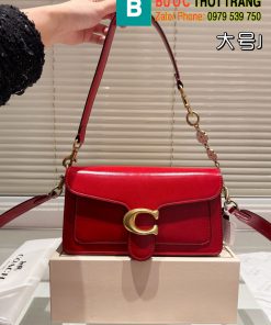 Túi coach tabby size 26cm màu đen, và đỏ da trơn đẹp