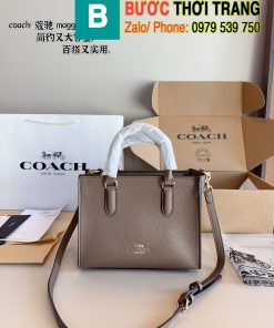 Túi Coach maggie tote quai xách size 24cm màu nâu
