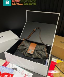 Túi xách Celine màu nâu đeo vai size 29 cm rất xinh