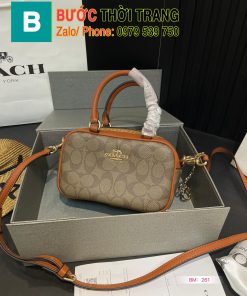 Túi xách Coach satchel size 19 cm, nhiều màu lựa chọn