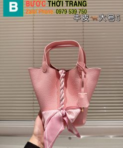 Túi Hermes Picotin màu hồng size 18cm da mềm mại