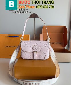 Túi xách Lv diane màu hồng nhạt nữ tính size 25 cm