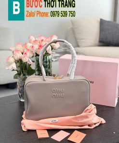 Túi xách Miu miu màu ghi size 38 cm, xách tay rất đẹp