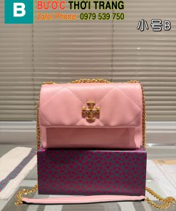 Túi Tory Burch đeo chéo màu đen da mềm mại size 23cm