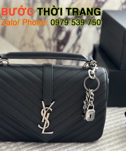 Túi xách Ysl họa tiết vân chữ v lớn size 25 cm nhiều màu