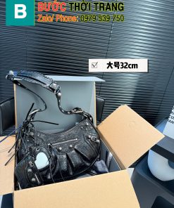Túi xách balenciaga màu đen da thật size 25 và 32 cm full hộp