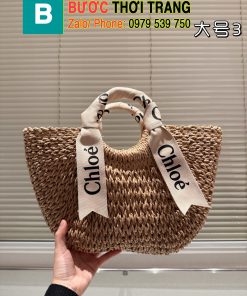 Túi xách CHLOE màu nude size 23, 34, 42 cm, cầm tay đi biển cực xinh