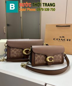 Túi xách coach tabby size 21 cm và 26 cm, túi màu nâu đất dây đeo chéo cực xinh