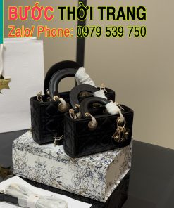 Túi xách dior d-joy màu đen, vàng, hồng size 16 và 22 cm full hộp