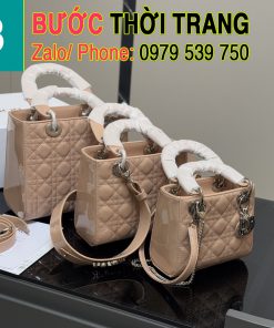 Túi xách Dior lady size 17, 20, 24 cm da bóng mượt cực đẹp có nhiều màu lựa chọn