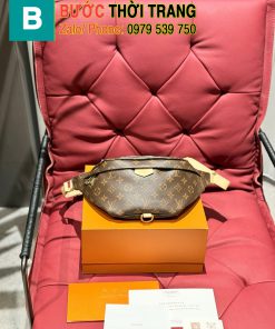 Túi xách lv bao tử màu nâu monogram size 34 cm