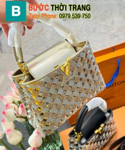 Túi xách lv capucines size 20 cm, nhiều màu lấp lánh full hộp
