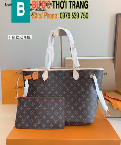 Túi xách lv neverfull màu nâu monogram size 32 cm