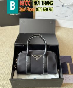 Túi xách Prada màu đen vải re-nylon bền bỉ size 18x14 cm