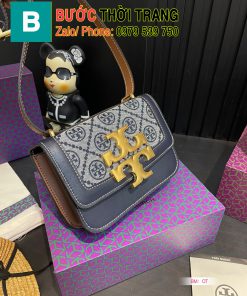 Túi xách tory burch màu xanh lam size 18x30 cm, dây da đeo chéo rất đẹp