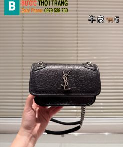 Túi xách ysl niki da mềm size 18 cm, họa tiết da bắt mắt độc đáo