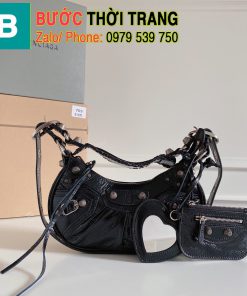 Túi xách nữ Balenciaga Le Cagole siêu cấp màu đen size 26cm