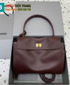 Túi xách Balenciaga Rodeo siêu cấp màu đỏ trầm size 29cm