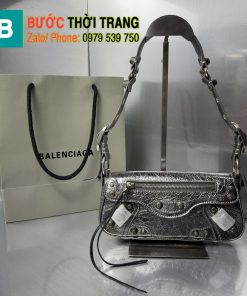 Túi Balenciaga sling bag siêu cấp màu xám ánh size 22.8cm