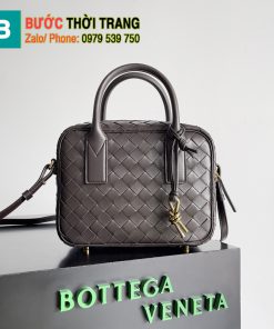 Túi Bottega Veneta Get Away siêu cấp màu nâu size 23.5cm