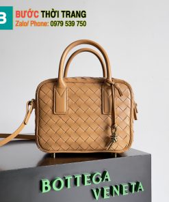 Túi Bottega Veneta Get Away siêu cấp màu cam nhạt size 23.5cm