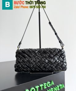 Túi bottega Veneta Kalimero màu đen size 28.5cm, mẫu túi khoác vai sang trọng