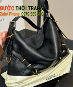 Túi xách Givenchy voyou nappa size 42x31  cm màu đen da bò mềm mịn