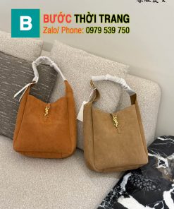Túi xách ysl hobo size 30x31x13cm, màu be và nâu da mềm phối đồ rất xinh