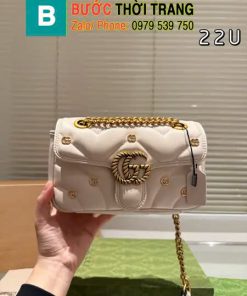 Túi xách gucci marmont size 22 cm, da bò full hộp