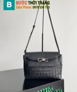 Túi bottega Veneta Andiamo màu đen trầm size 29cm, mẫu túi đeo chéo sang trọng