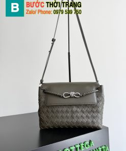 Túi bottega Veneta Andiamo màu rêu đen size 29cm, mẫu túi đeo chéo sang trọng