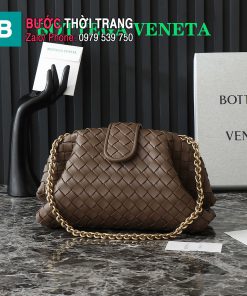 Túi bottega Veneta siêu cấp màu nâu socola dễ phối đồ size 31.5cm - 785807