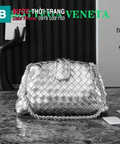 Túi bottega Veneta siêu cấp màu bạc size 31.5cm - 785807