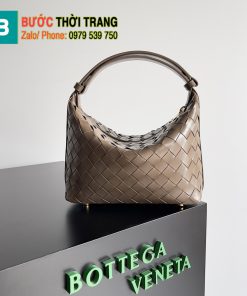 Túi xách  Bottega Veneta Mini Wallace siêu cấp màu nâu size 22cm - 754443